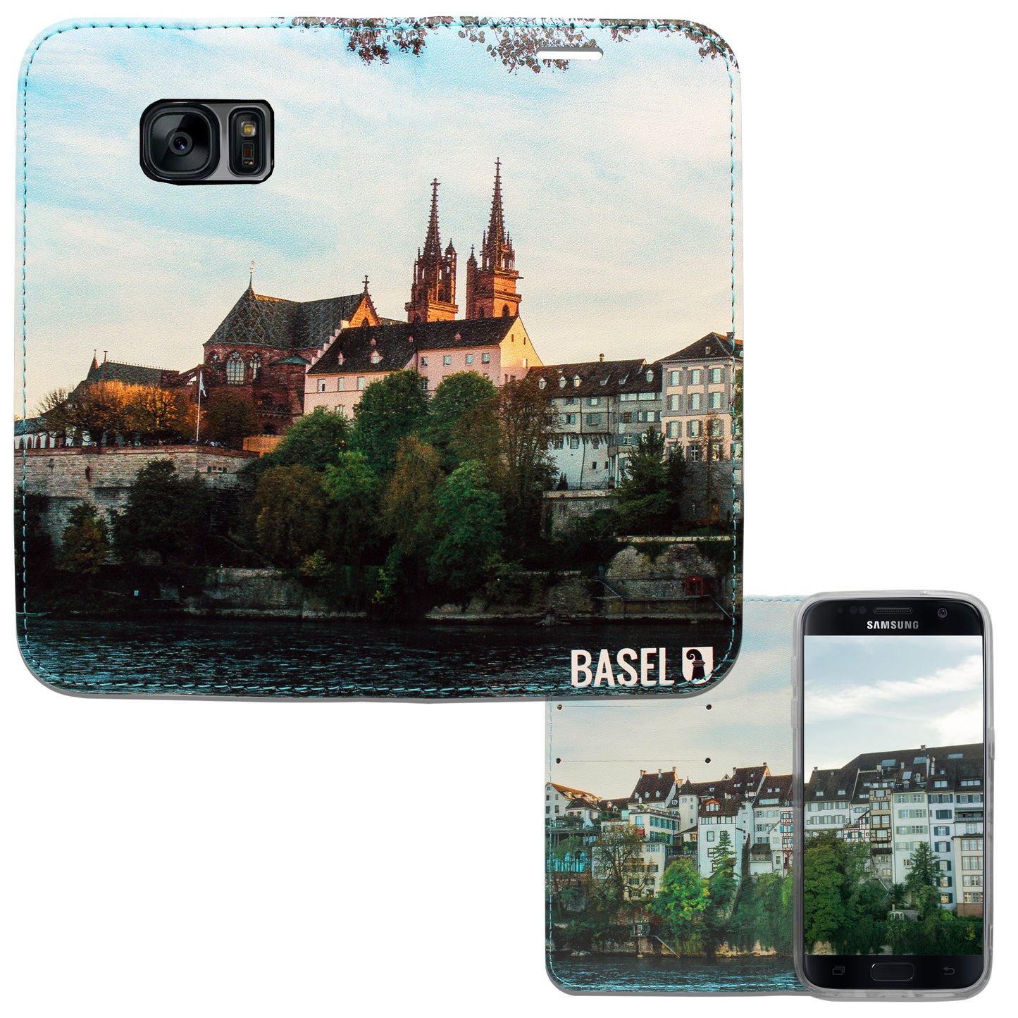 Basel City Cathedral Panorama for the Samsung Galaxy S7 Edge