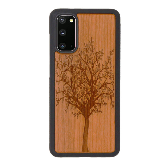Lebensbaum Eden Case aus Kirschholz für das Samsung Galaxy S20
