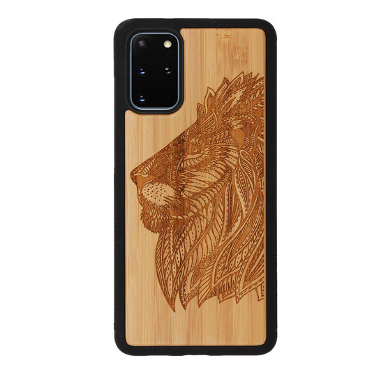 Lion Eden Case made with Bamboo for the Samsung Galaxy S20 Plus