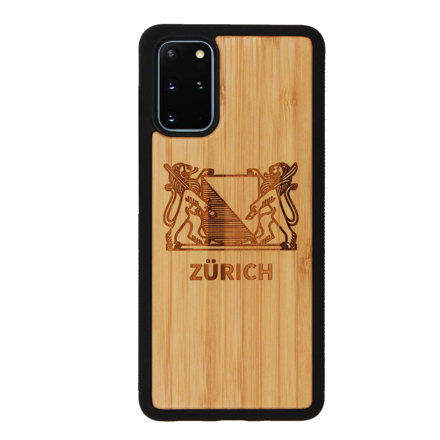 Zürich Wappen Eden Case aus Bambus für das Samsung Galaxy S20 Plus