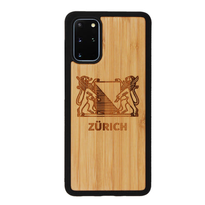 Zürich Wappen Eden Case aus Bambus für das Samsung Galaxy S20 Plus