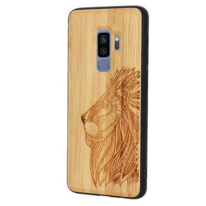 Löwen Eden Case aus Bambus für das Samsung Galaxy S9 Plus