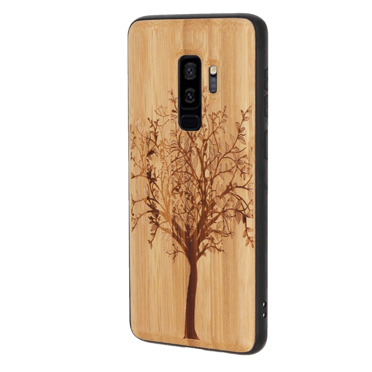 Lebensbaum Case aus Bambus für das Samsung Galaxy S9 Plus