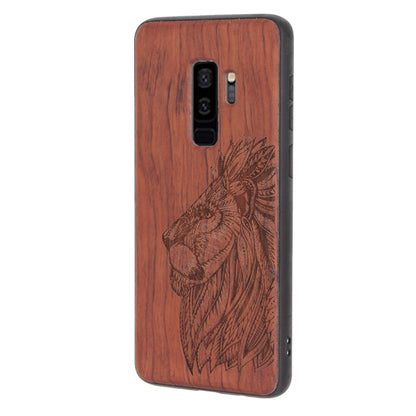 Löwen Eden Case aus Rosenholz für das Samsung Galaxy S9 Plus