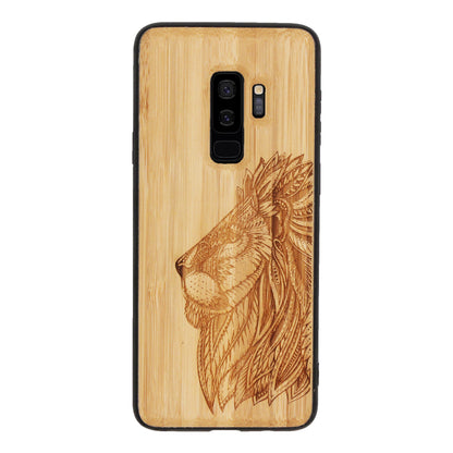 Löwen Eden Case aus Bambus für das Samsung Galaxy S9 Plus
