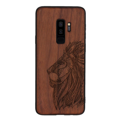 Löwen Eden Case aus Nussholz für das Samsung Galaxy S9 Plus