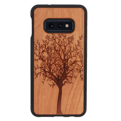 Lebensbaum Eden Case aus Kirschholz für das Samsung Galaxy S10e