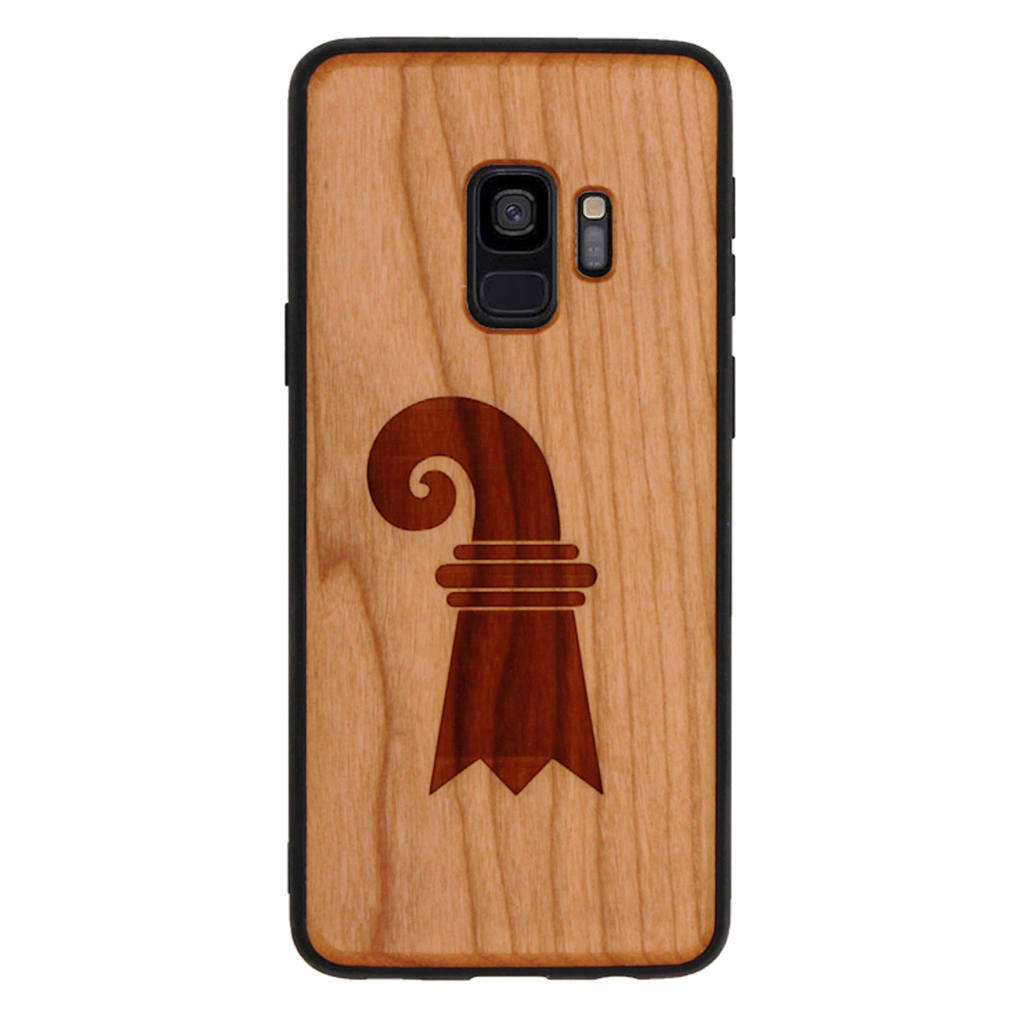 Baslerstab Eden Case made with Cherry Wood for the Samsung Galaxy S9