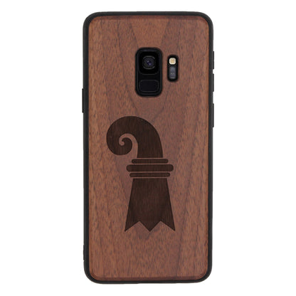 Baslerstab Eden Case made with Walnut Wood for the Samsung Galaxy S9