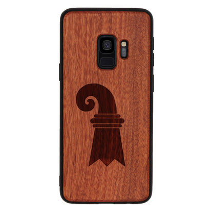 Baslerstab Eden Case made with Rosewood for the Samsung Galaxy S9