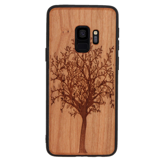 "Tree of Life" Eden Case made with Cherry Wood for the Samsung Galaxy S9