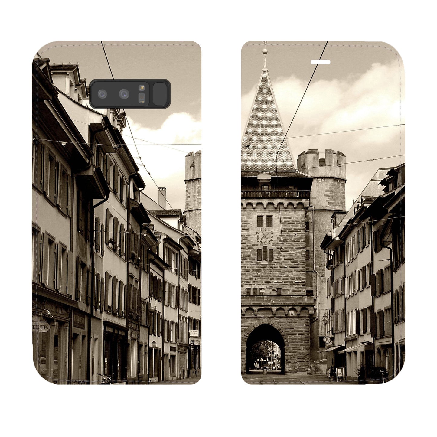 Basel City Spalentor Panorama Case for the Samsung Galaxy Note 8