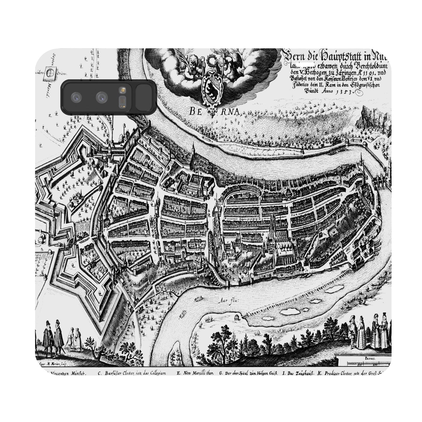 Bern Merian Panorama Case for the Samsung Galaxy Note 8