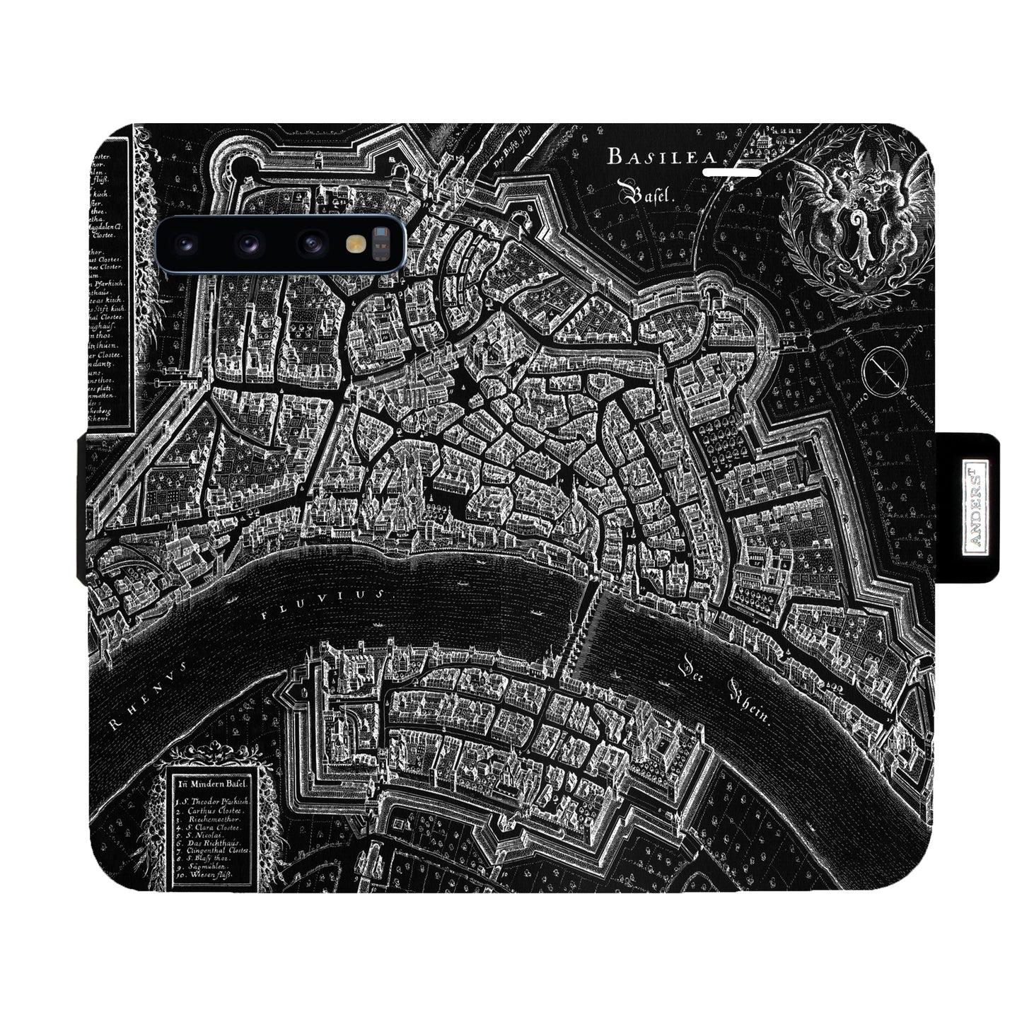 Basel Merian Negativ Victor Case für das Samsung S10