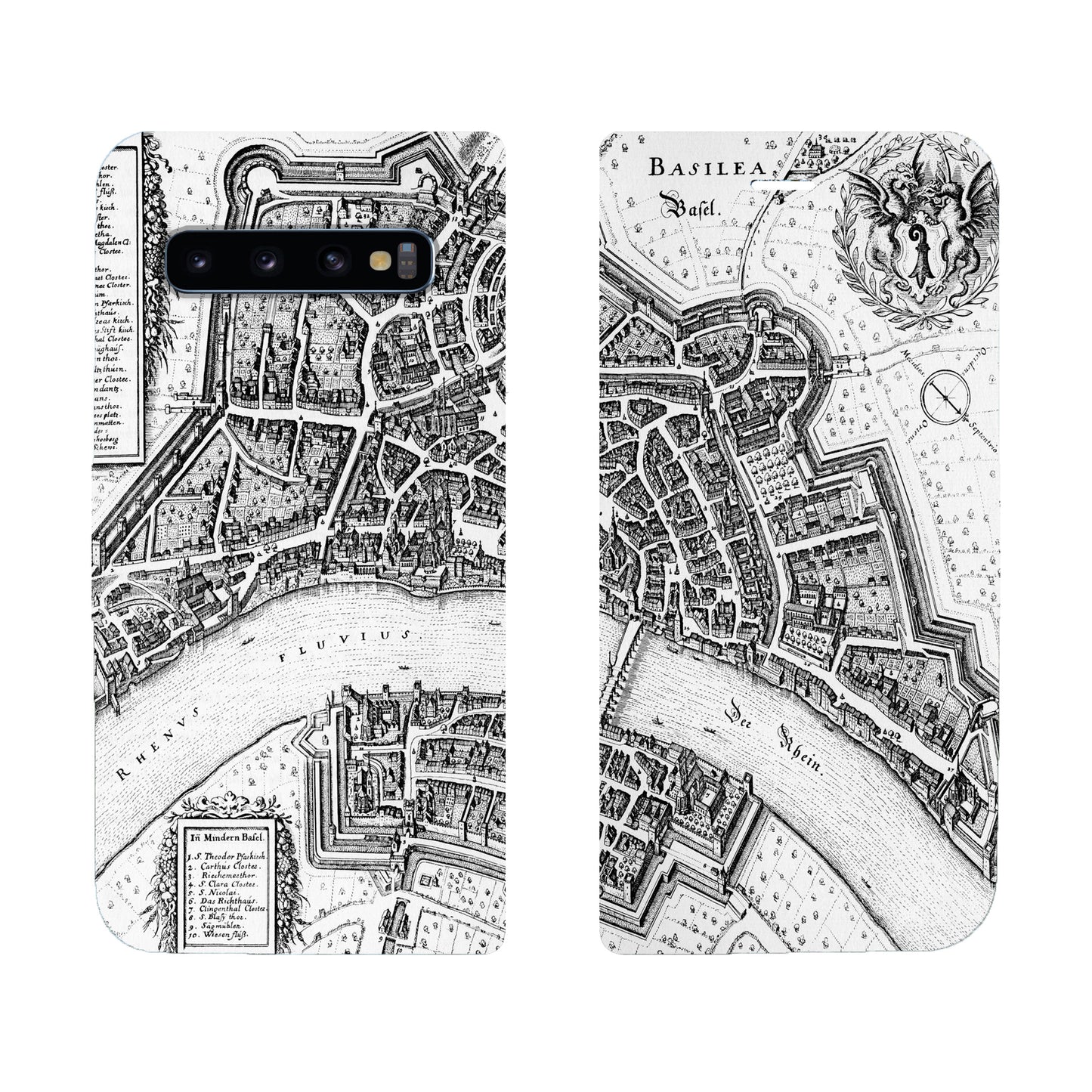 Basel Merian Panorama Case für das Samsung Galaxy S10