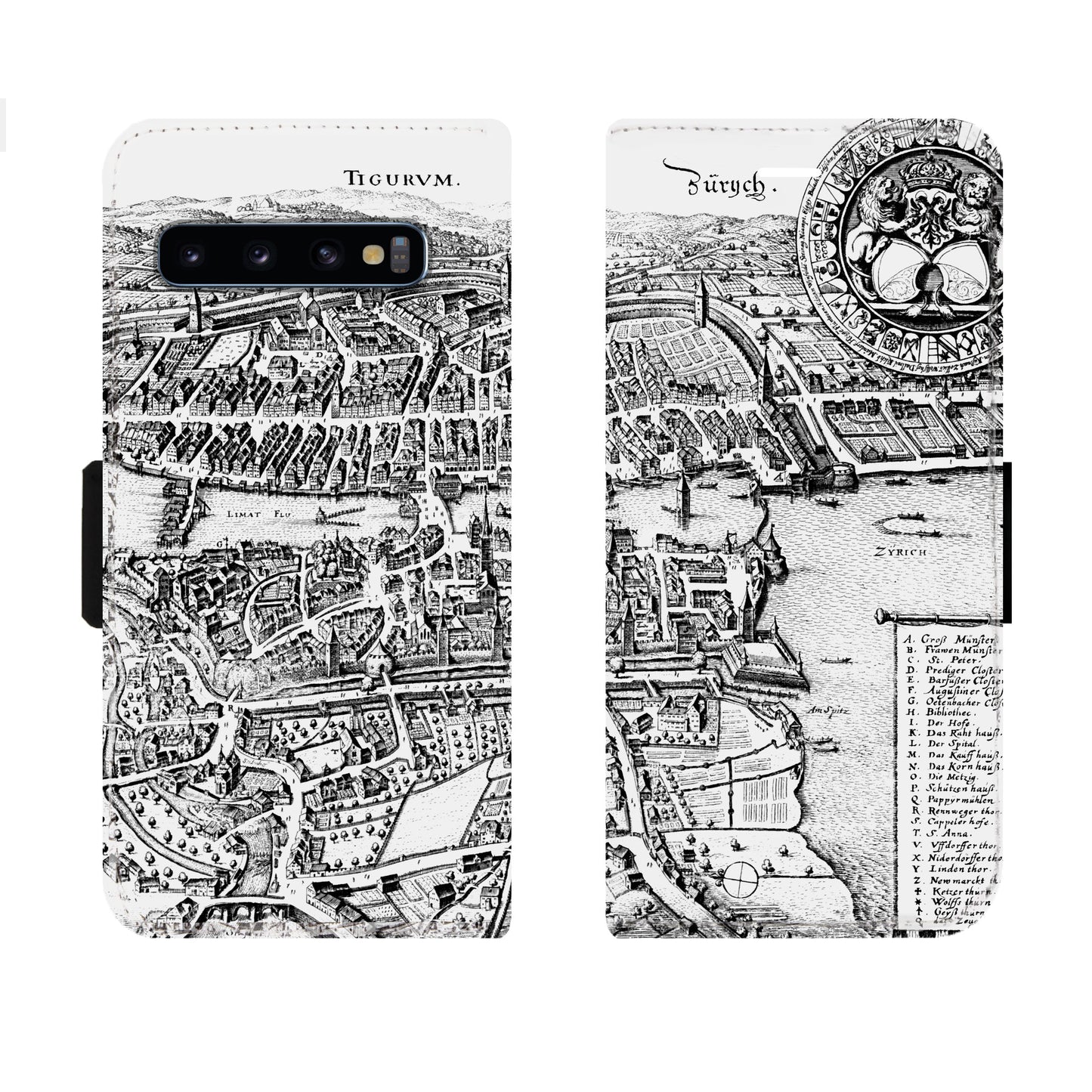 Zürich Merian Victor Case für das Samsung Galaxy S10