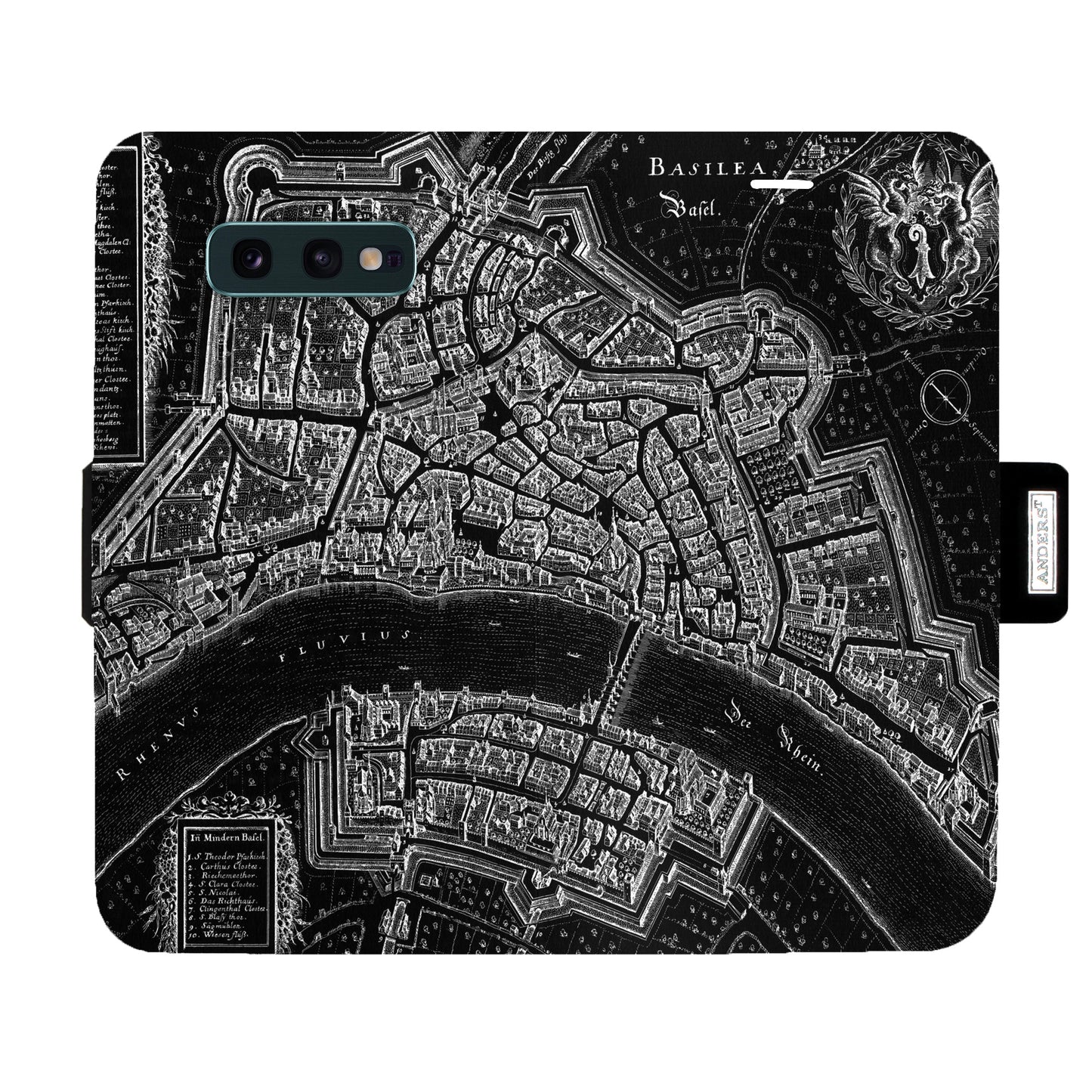 Basel Merian Negativ Victor Case für das Samsung S10E