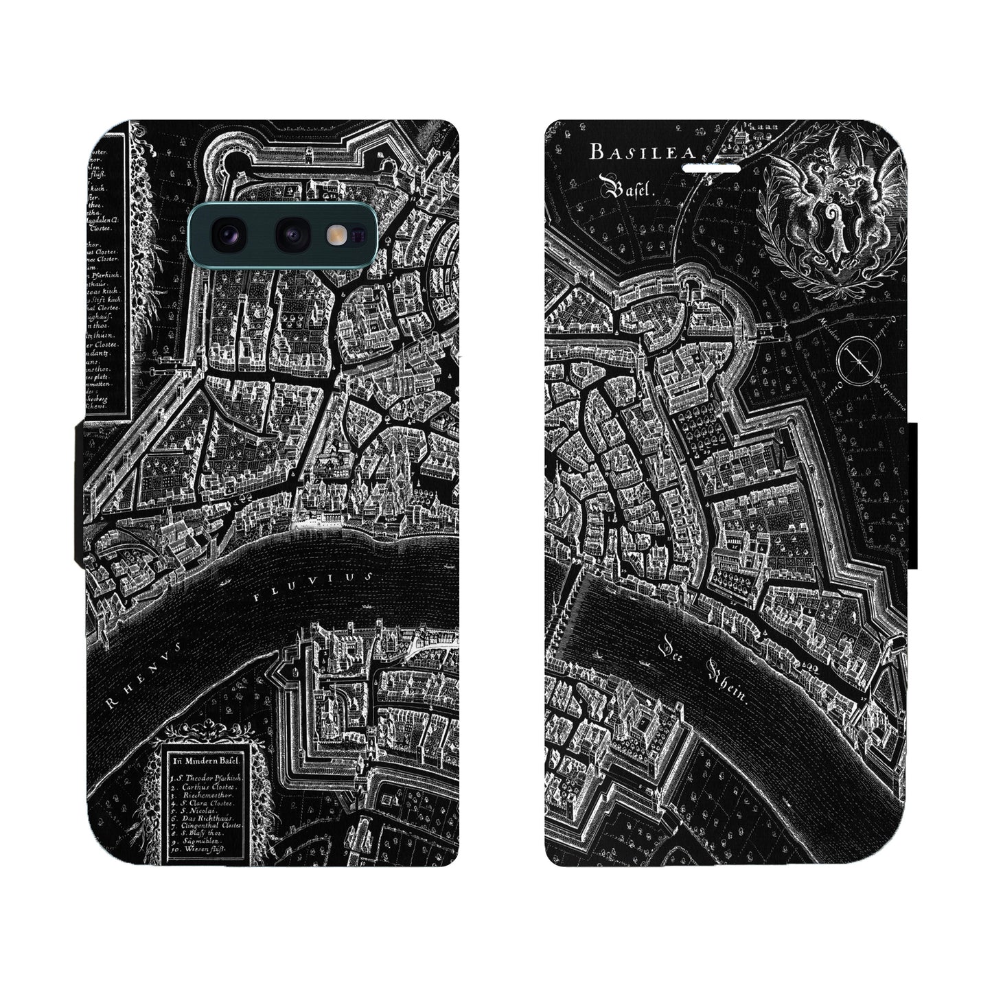 Basel Merian Negativ Victor Case für das Samsung S10E