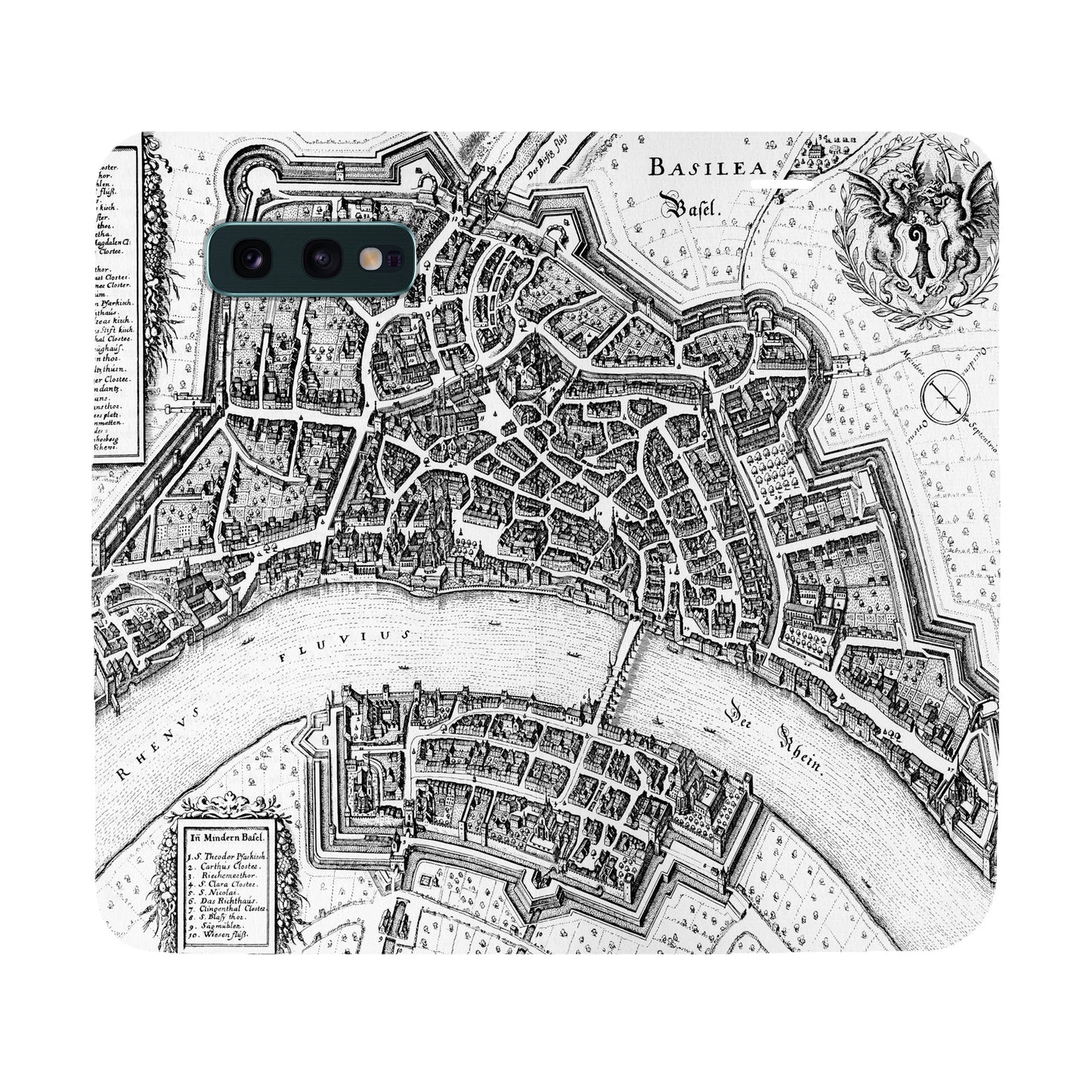 Basel Merian Panorama Case für das Samsung Galaxy S10e