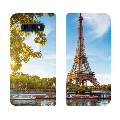 Paris City La Seine Panorama Case für das Samsung Galaxy S10e