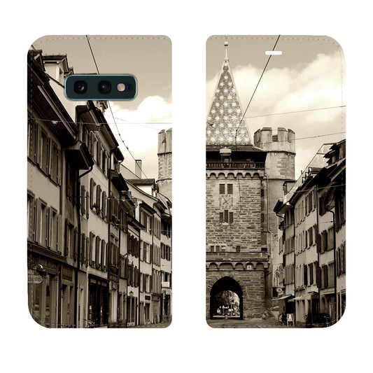 Basel City Spalentor Panorama Case für das Samsung Galaxy S10e
