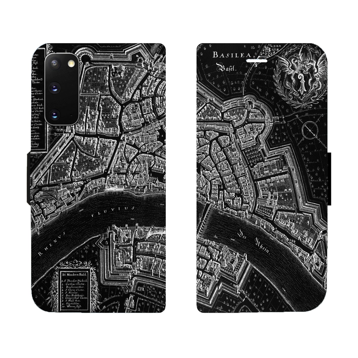 Basel Merian Negativ Victor Case für das Samsung Galaxy S20