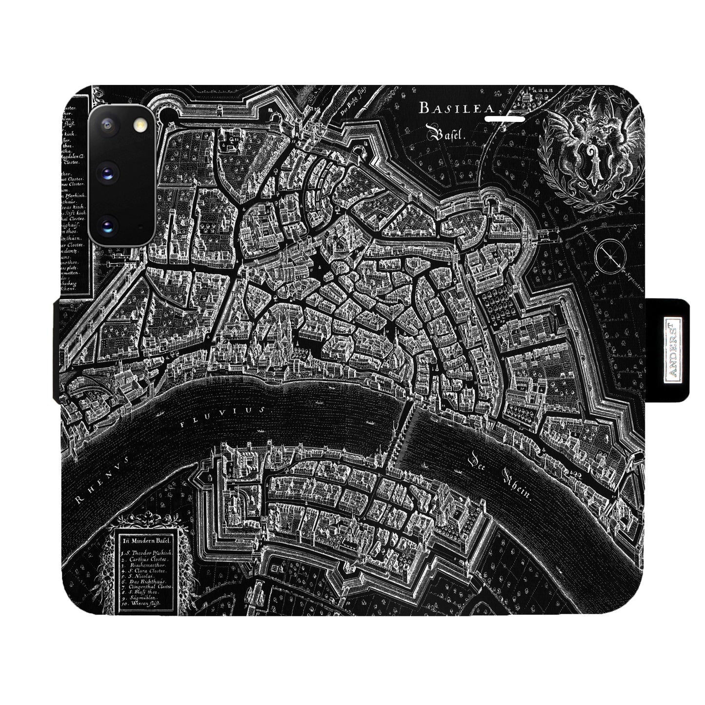 Basel Merian Negativ Victor Case für das Samsung Galaxy S20