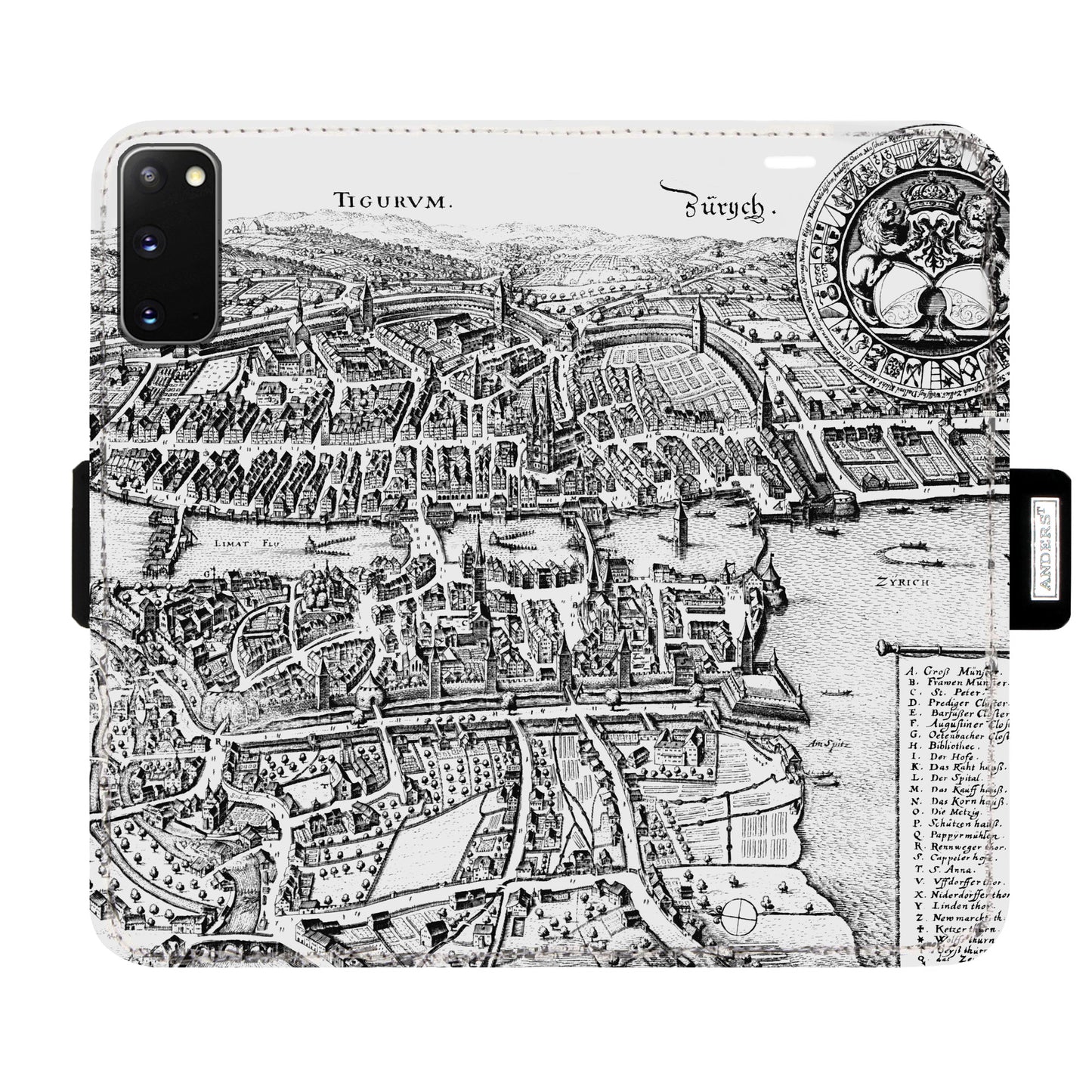 Zürich Merian Victor Case für das Samsung Galaxy S20