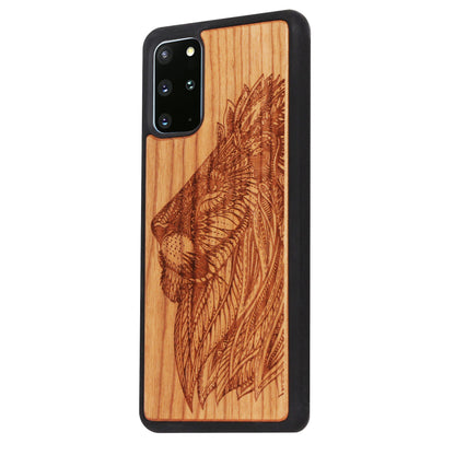 Löwen Eden Case aus Kirschholz für das Samsung Galaxy S20 Plus