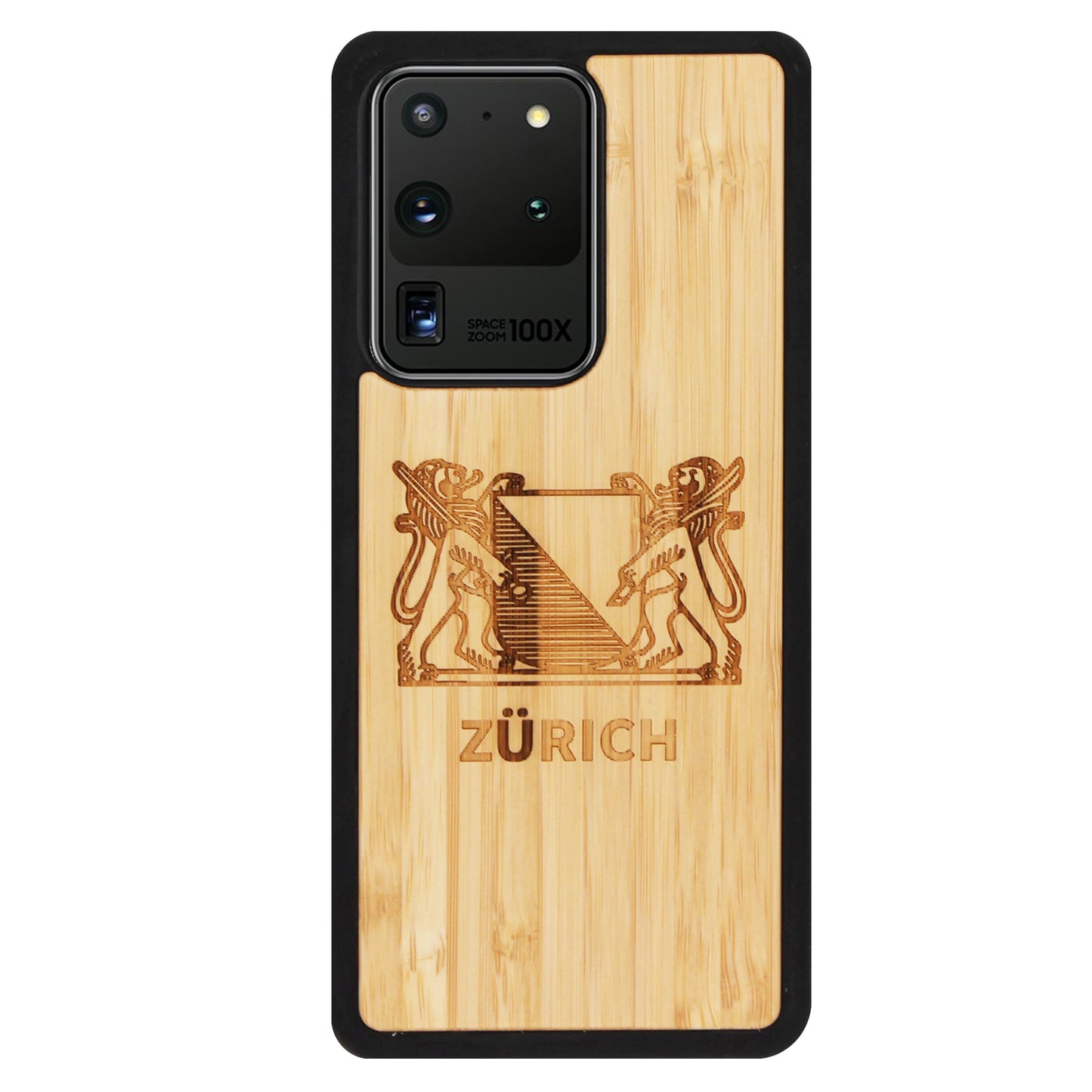 Zürich Wappen Eden Case aus Bambus für das Samsung Galaxy S20 Ultra