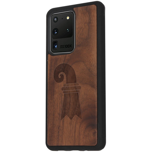 Baslerstab Eden Case aus Nussholz für das Samsung Galaxy S20 Ultra