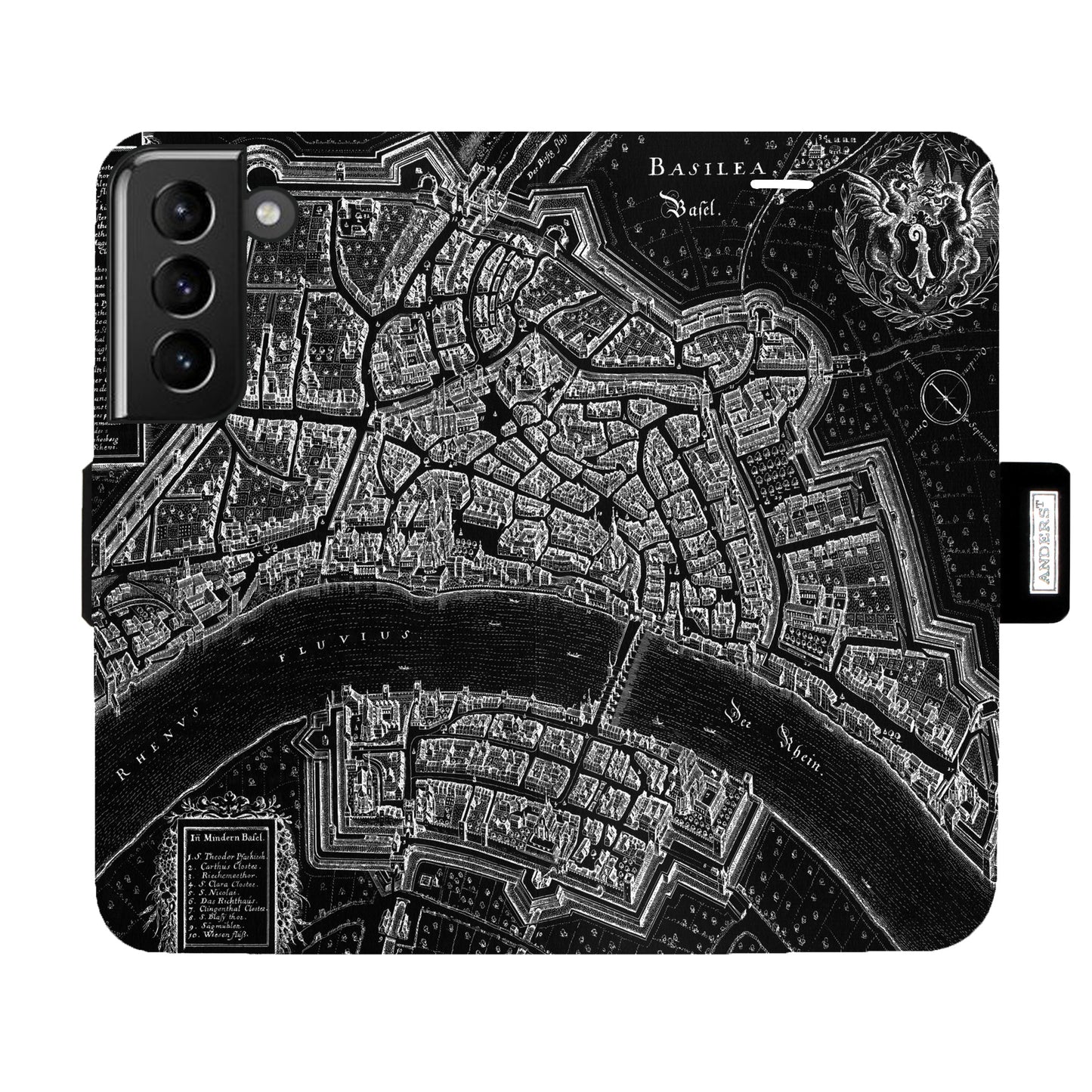 Basel Merian Negativ Victor Case für das Samsung Galaxy S21