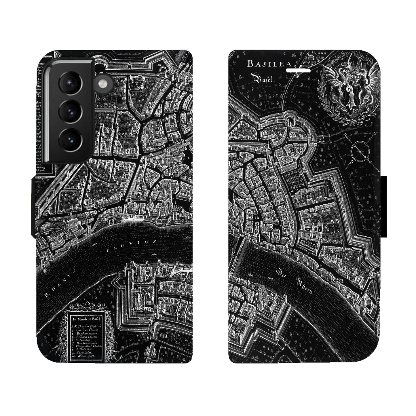 Basel Merian Negativ Victor Case für das Samsung Galaxy S21
