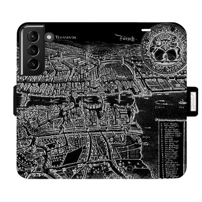 Zürich Merian Negativ Victor Case für das Samsung Galaxy S21