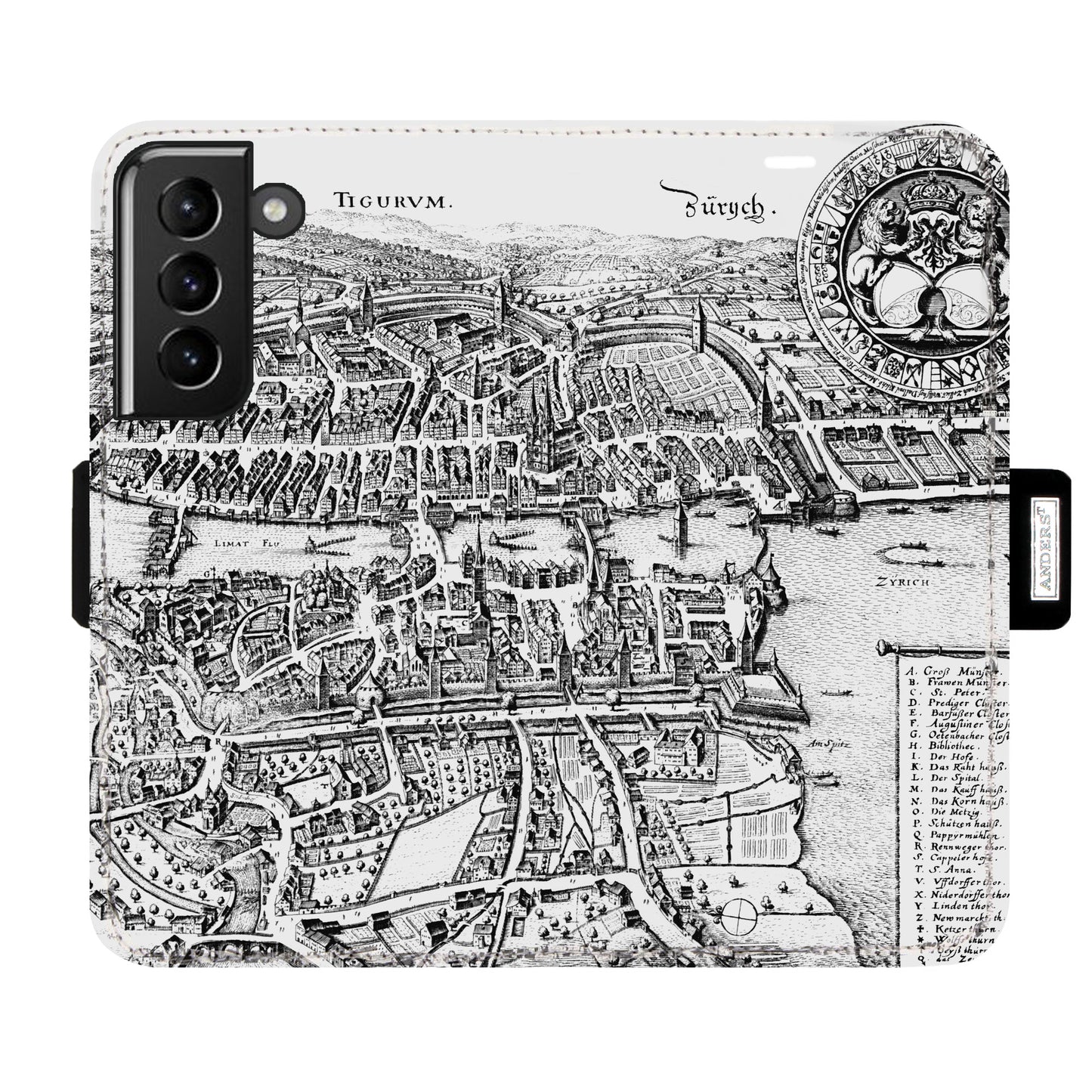 Zürich Merian Victor Case für das Samsung Galaxy S21