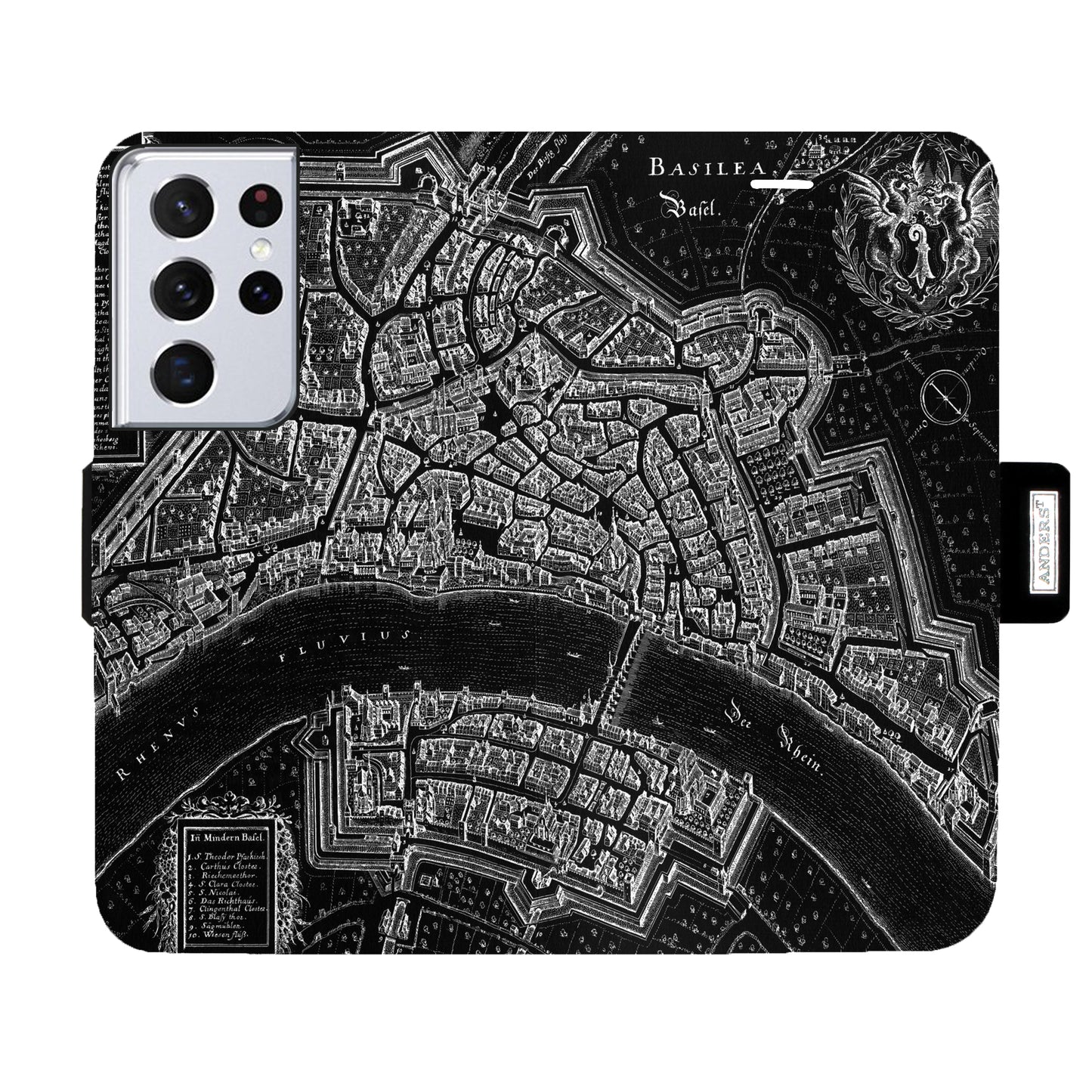 Basel Merian Negativ Victor Case für das Samsung Galaxy S21 Ultra
