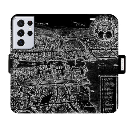 Zürich Merian Negativ Victor Case für das Samsung Galaxy S21 Ultra