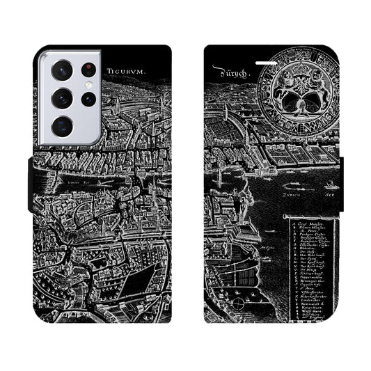 Zürich Merian Negativ Victor Case für das Samsung Galaxy S21 Ultra