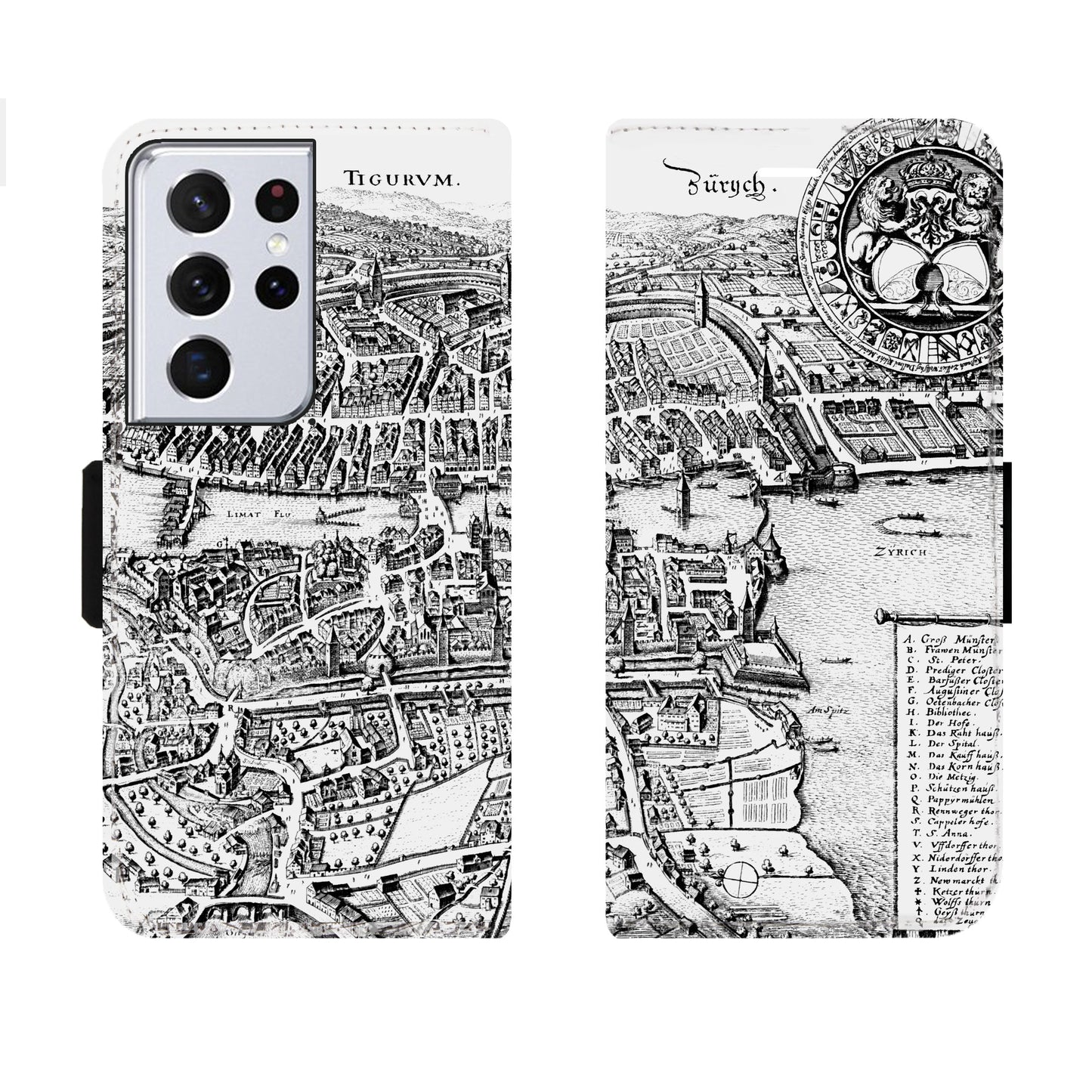 Zürich Merian Victor Case für das Samsung Galaxy S21 Ultra