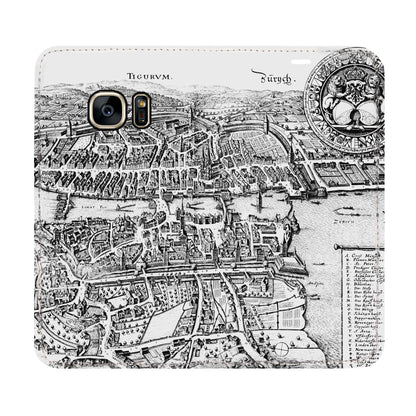 Zürich Merian Panorama für das Samsung Galaxy S7 Edge