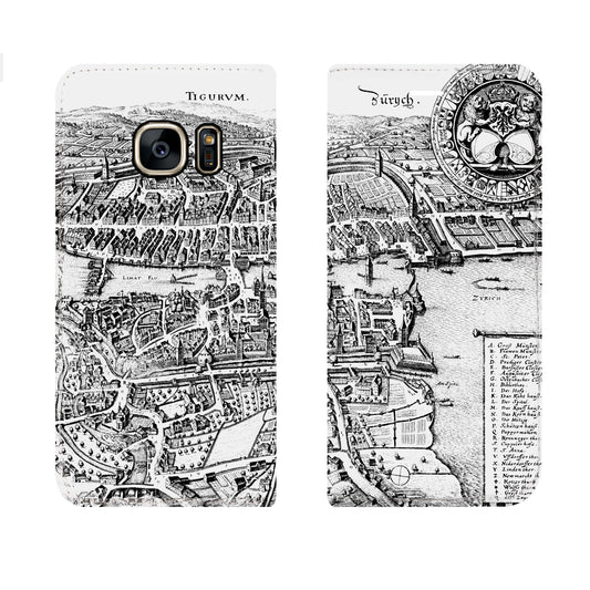Zürich Merian Panorama für das Samsung Galaxy S7 Edge