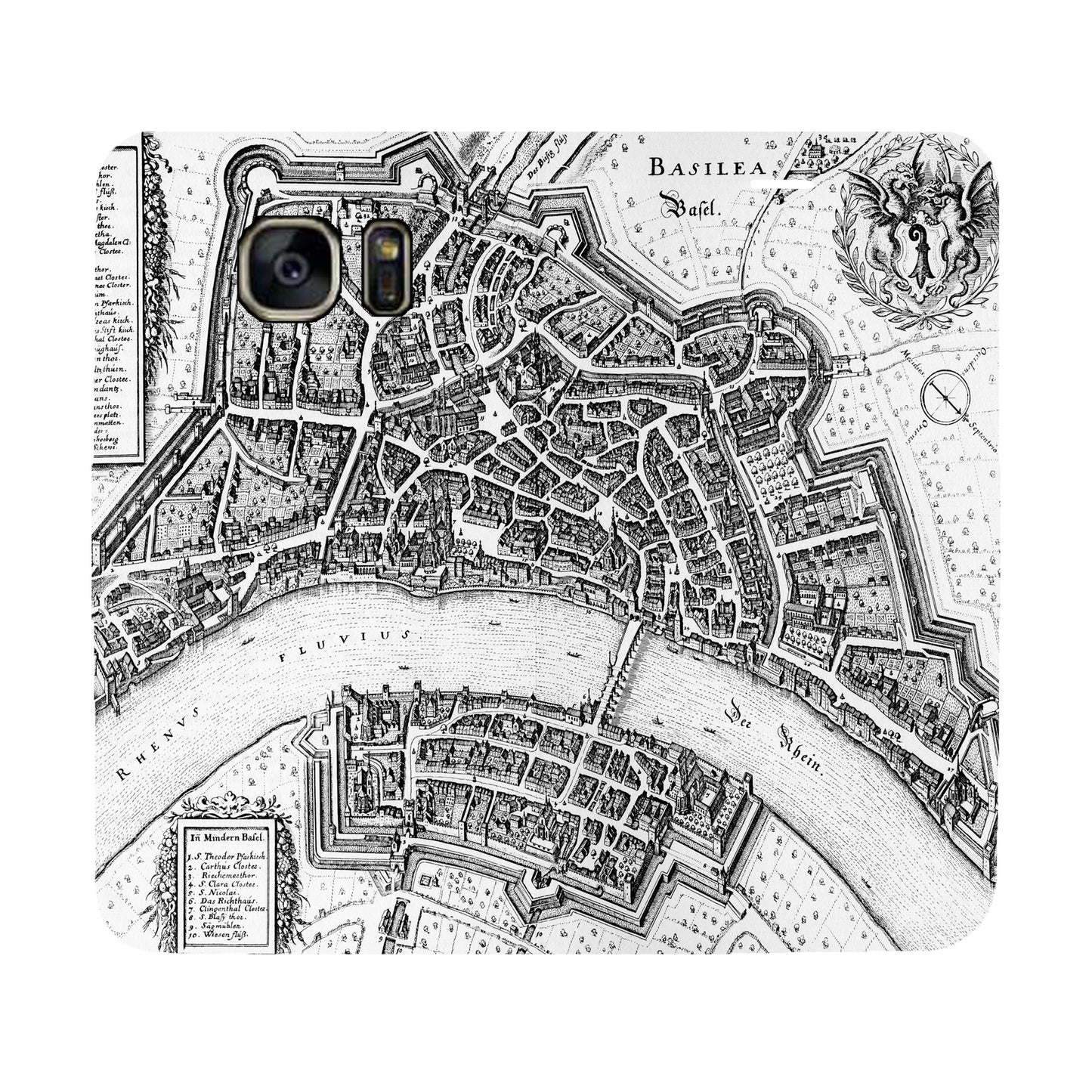 Basel Merian Panorama Case für das Samsung Galaxy S7 Edge