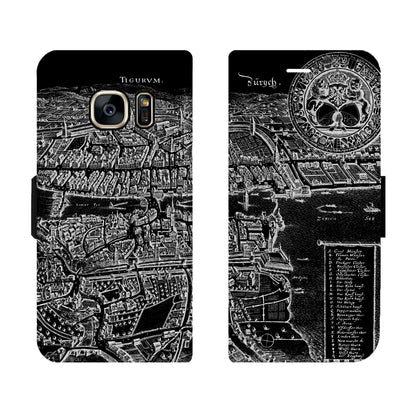 Zürich Merian Negativ Victor Case für das Samsung Galaxy S7
