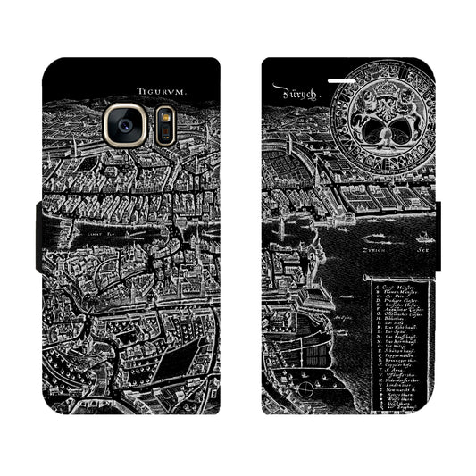 Zürich Merian Negativ Victor Case für das Samsung Galaxy S7