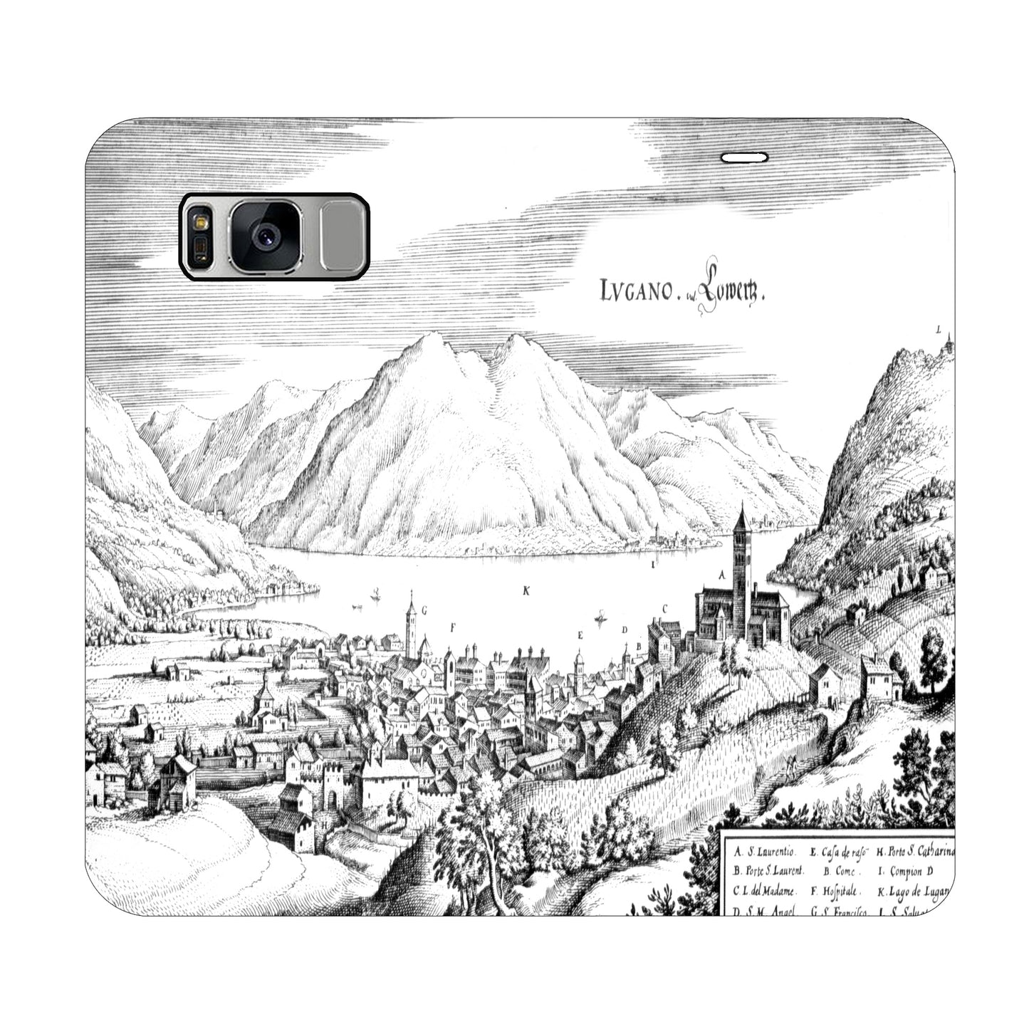 Lugano Merian Panorama Case for the Samsung Galaxy S8