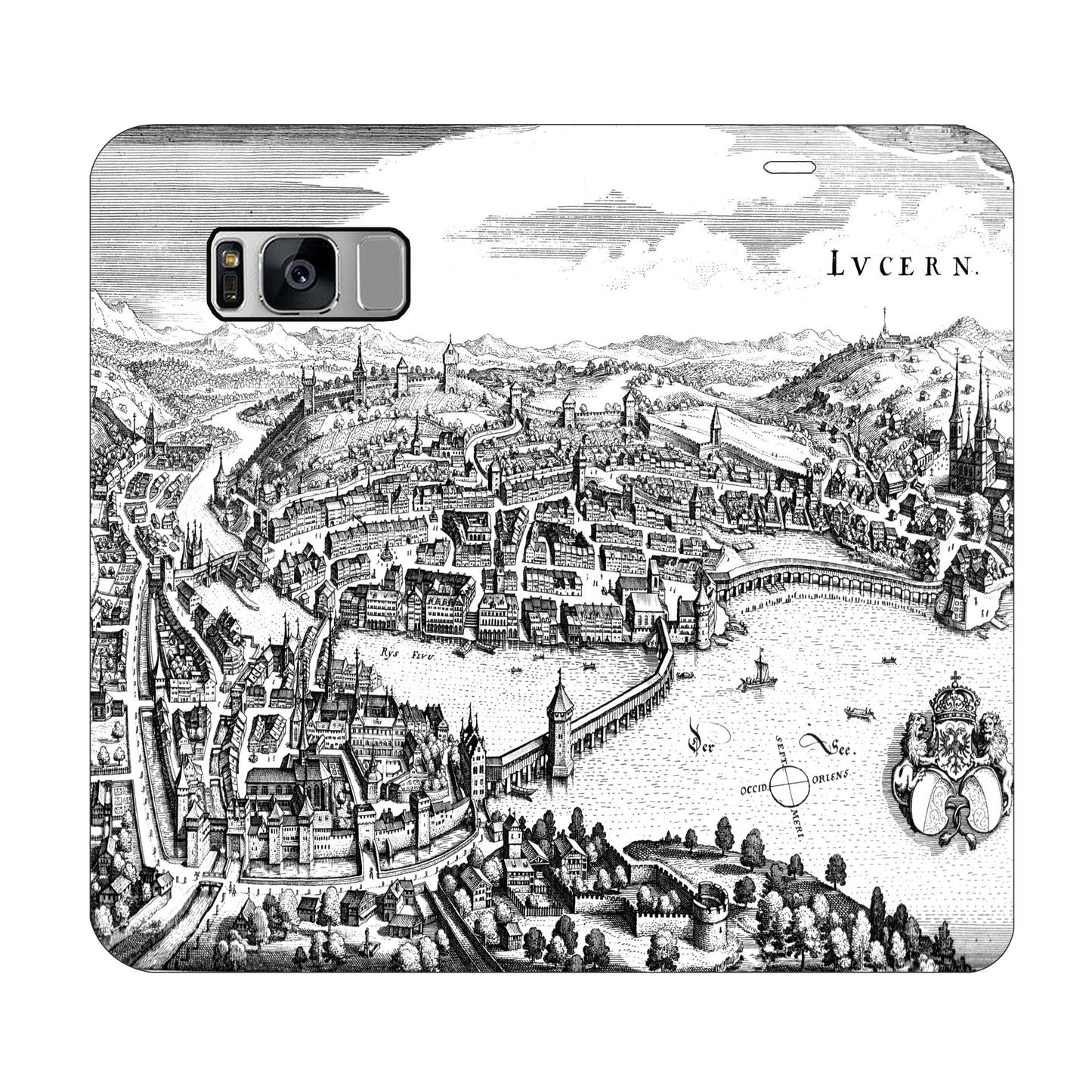 Luzern Merian Panorama Case für das Samsung Galaxy S8