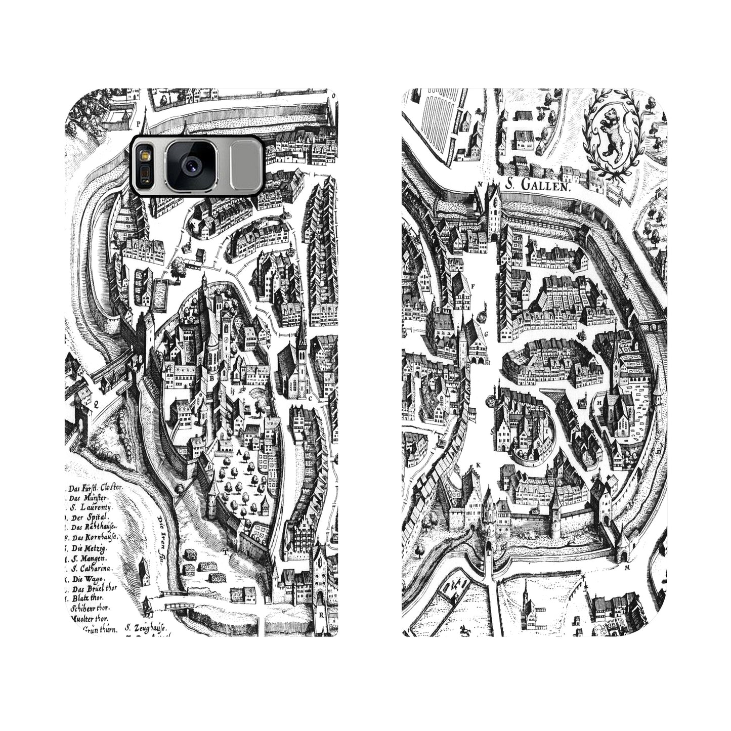 St. Gallen Merian Panorama Case für das Samsung Galaxy S8