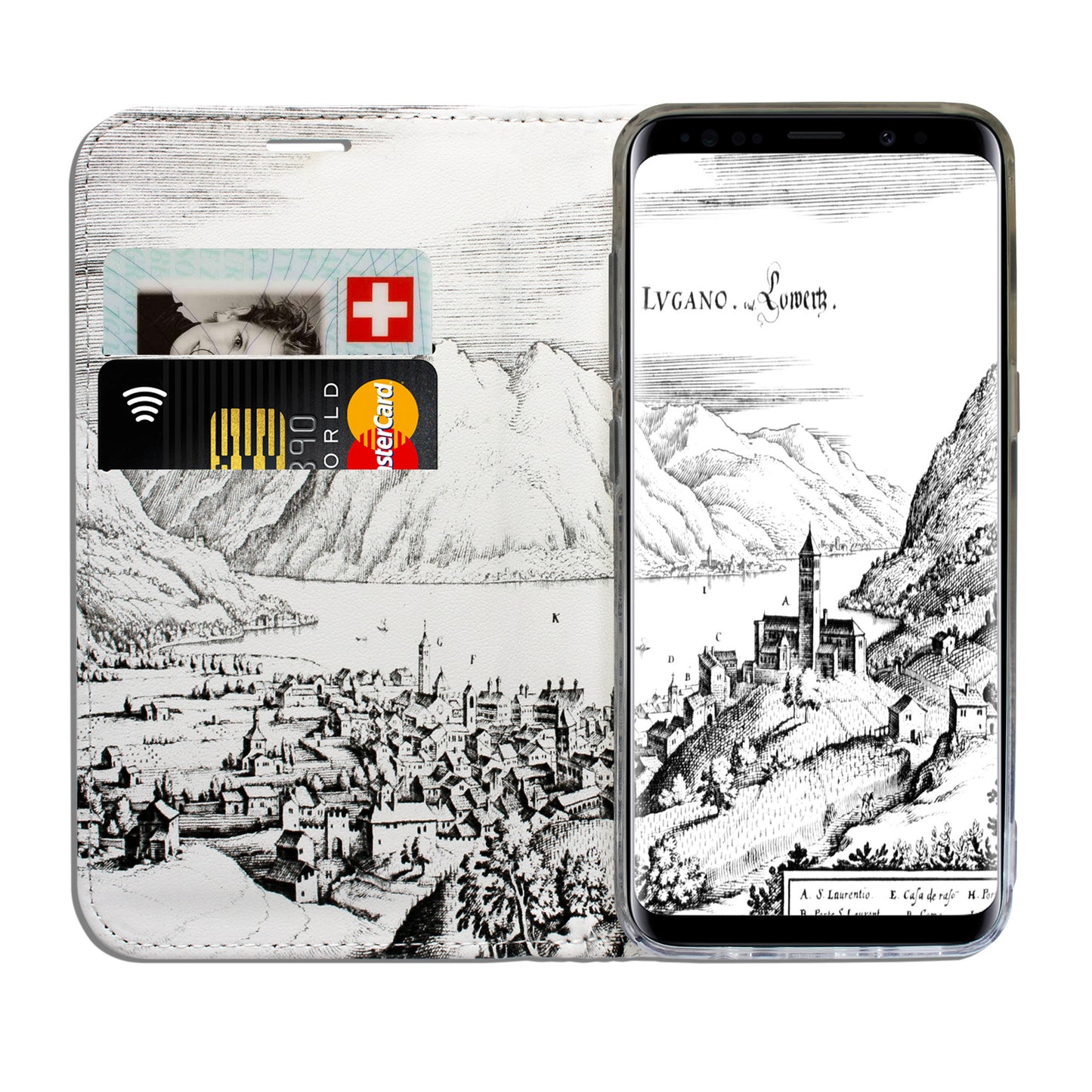 Lugano Merian Panorama Case für das Samsung Galaxy S9 Plus