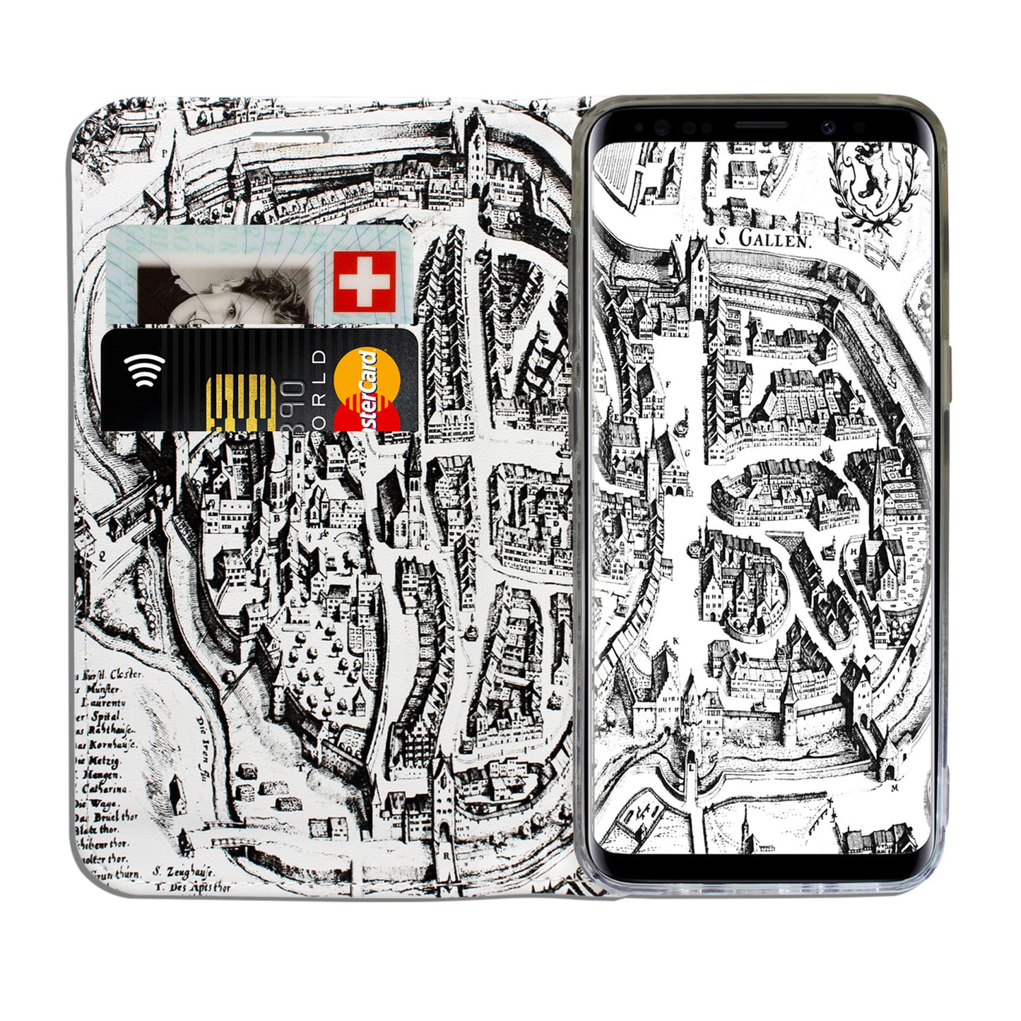 St. Gallen Merian Panorama Case für das Samsung Galaxy S8