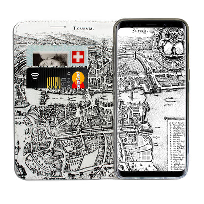 Zürich City von Oben Panorama Case für das Samsung Galaxy S9